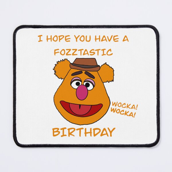 Item preview, The Muppets - Fozzie Bear Happy Birthday designed and sold by Animals-by-JB.