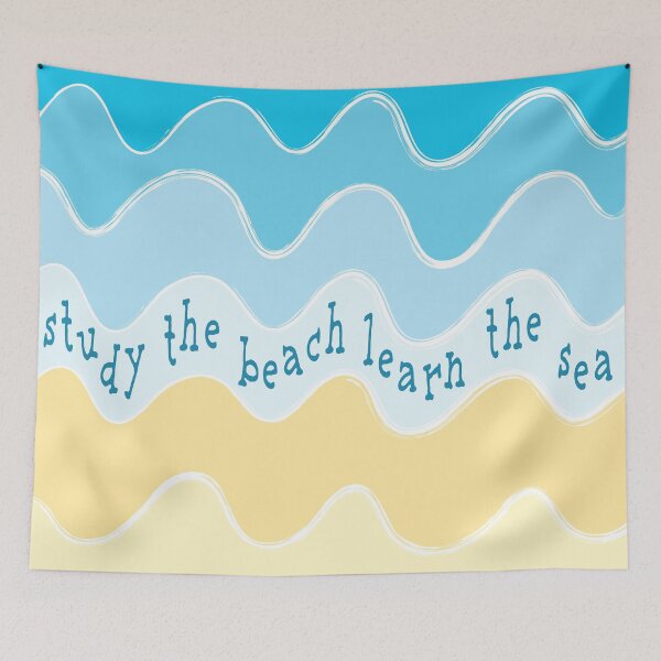 Item preview, Study the Beach, Learn the Sea - Abstract Coastal Art designed and sold by SaltAzure.