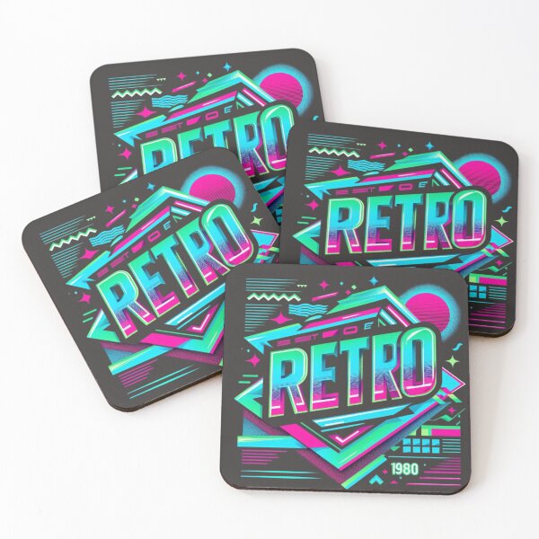Item preview, falcon88 Vibrant Retro Artwork with Neon Glow Effect designed and sold by Imaginarium of Chaos falcon88 .