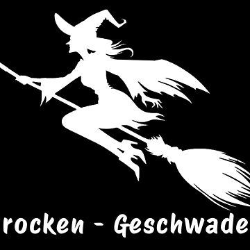 Vorschaubild zum Design Fliegende Hexe auf einem Besen Brocken - Geschwader von Matzi-MV