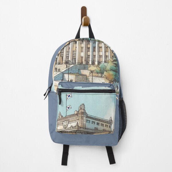 Item preview, 3D Minimalist Sketch of Korea's Central Government Building, designed and sold by PaintMeWorld.
