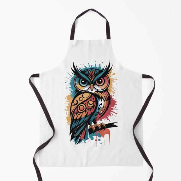 Item preview, Stylised Owl designed and sold by Angry Swan Designs.