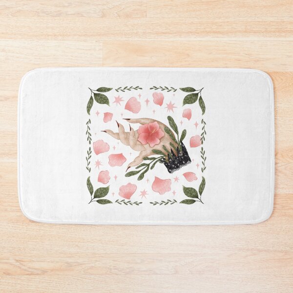 Item preview, Hand with hibiscus flower designed and sold by pinkyfish1010.