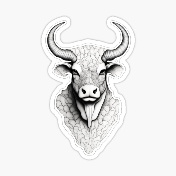 Artikel-Vorschau von Zodiak Taurus Bull Ilustrator entwirft digitale Kunst, designt und verkauft von Ukeeyosih.