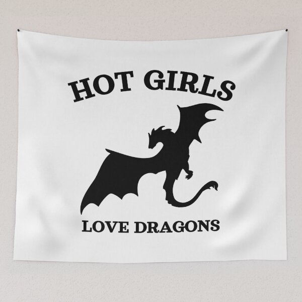 Item preview, Hot Girls Love Dragons designed and sold by UNK-Fatigues.