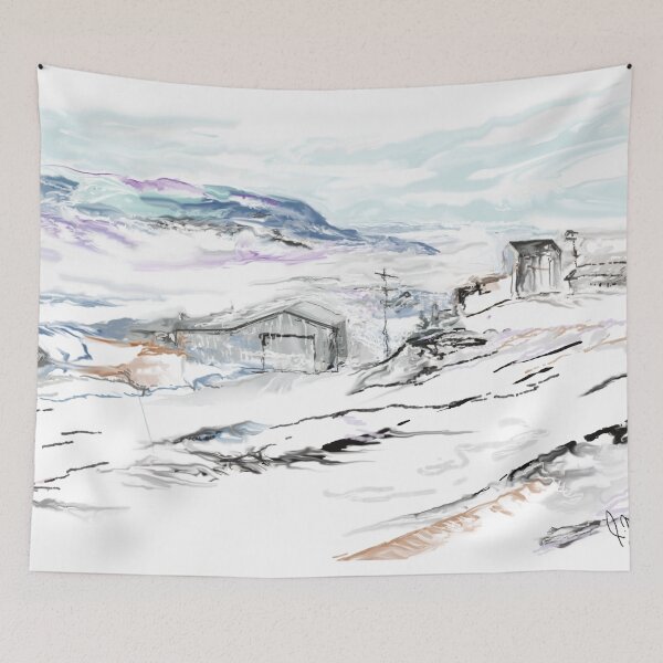 Item preview, Eureka weather station, view on the fjord Eureka Sound designed and sold by JMR-ART.