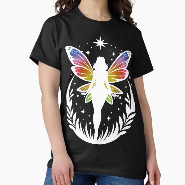 Item preview, White beautiful fairy silhouette designed and sold by CharmSpell.