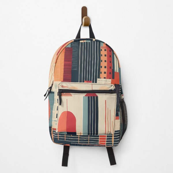 Item preview, A design of a pattern inspired by cityscapes, with abstract grid lines and blocks. designed and sold by HEMRO.
