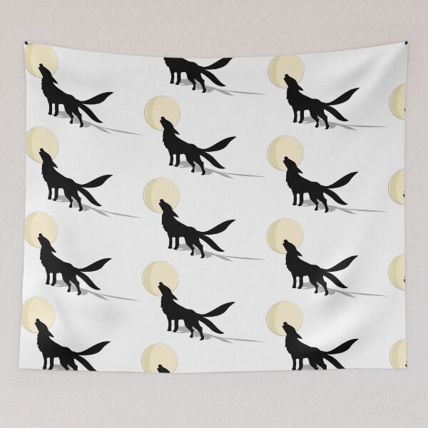 Item preview, Great Moon Two Tails Wolf  designed and sold by ArtsSM1.
