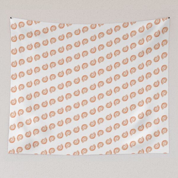 Item preview, Ammonites coral on white designed and sold by LisaLeQuelenec.