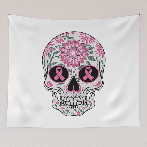 Item preview, La Calavera Breast Cancer Awareness Month designed and sold by Angry Swan Designs.