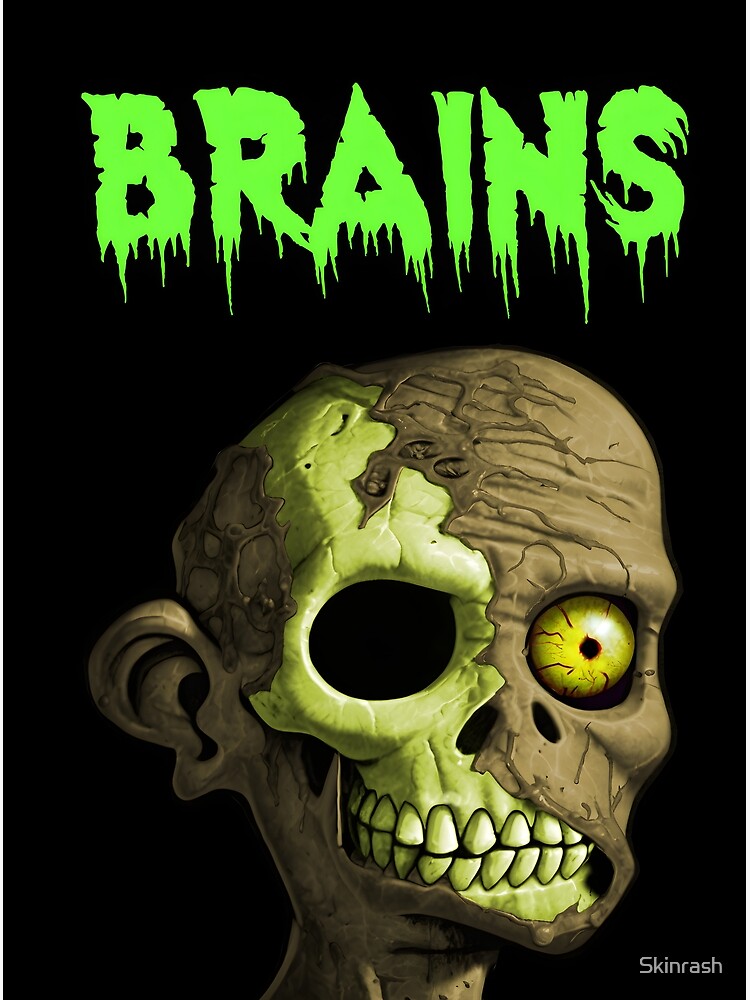 Thumbnail 3 of 3, Poster, BRAINS designed and sold by Skinrash.