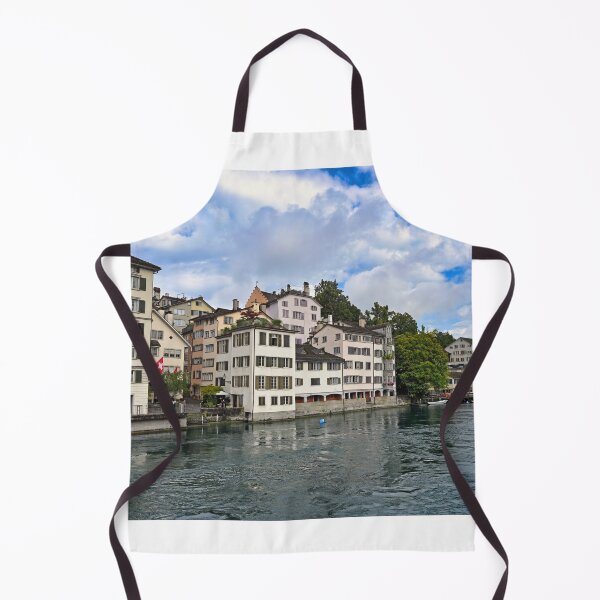Item preview, Lindenhof and Limmet river cityscape, old town Zurich, Switzerland designed and sold by goceris.