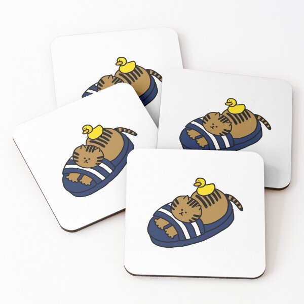 Item preview, a Cat and a Duck on the shoe designed and sold by superbaechoo.
