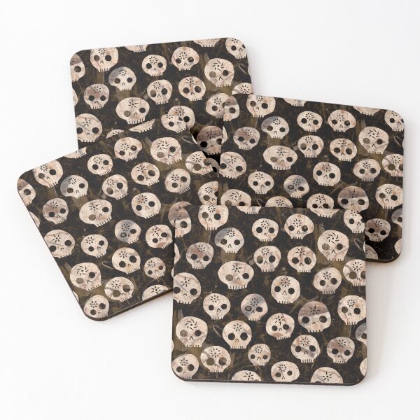 Item preview, Cute Day of the Dead Skulls designed and sold by BinkyMcKee.