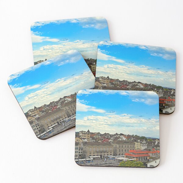 Item preview, Zurich city center with Grossmunster churh ,Switzerland designed and sold by goceris.