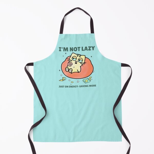 Item preview, I'm Not Lazy, Just on Energy-Saving Mode - Messy Cat designed and sold by Circle-Cats.