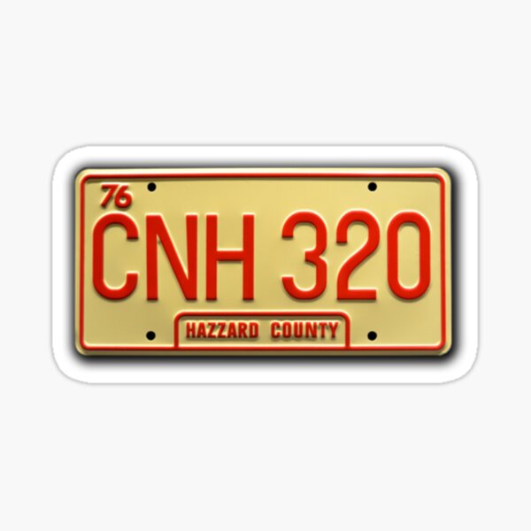 Hazzard County Sticker For Sale By Jackellies Redbubble 1893