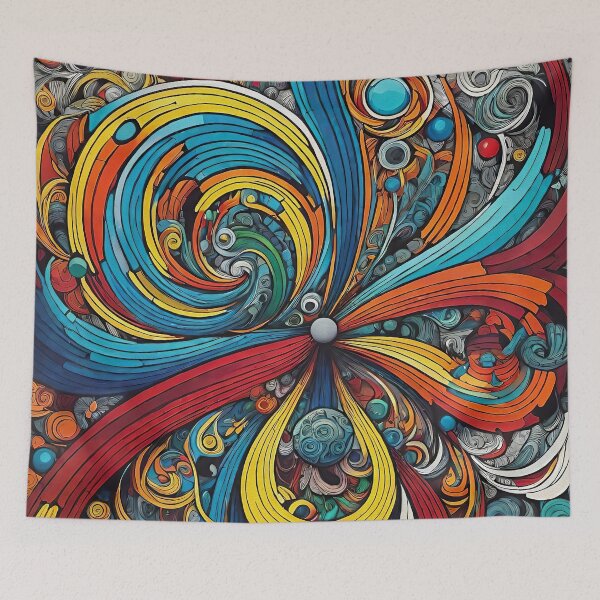 Item preview, Curves happily intertwined around spheres #1 designed and sold by mylittlewindow.