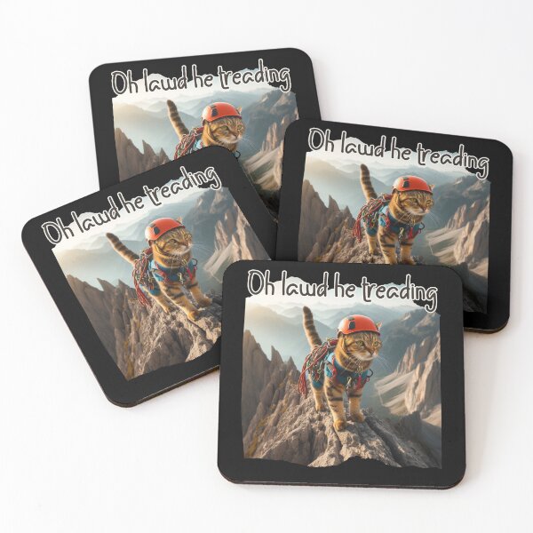 Item preview, Oh lawd he treading - Alpine Adventure Cat designed and sold by ArtDesignMC.