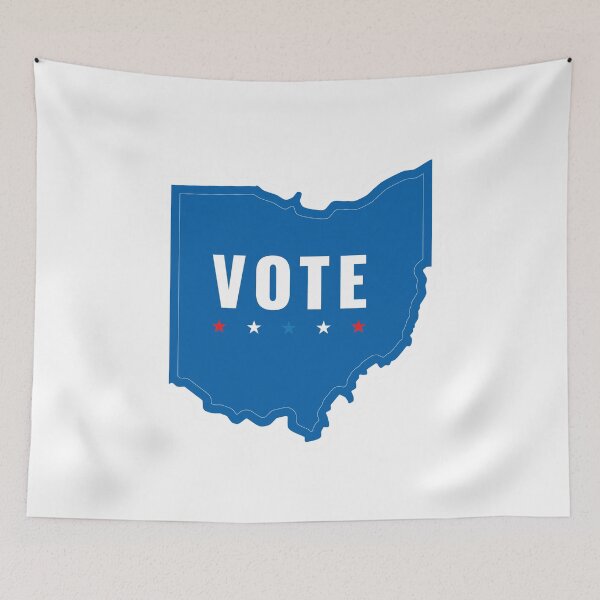 Item preview, Ohio Stands Blue: Vote for Progress designed and sold by Mundivagant Designs.