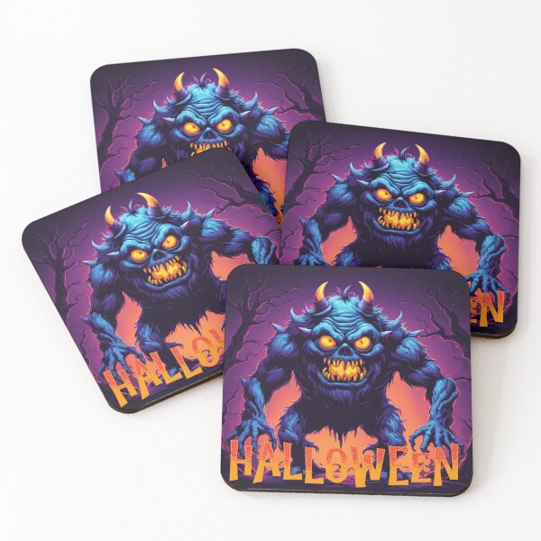 Item preview, Halloween Horror Shirt: Monsters, Pumpkins and Spiders designed and sold by TeeDesignMaster.