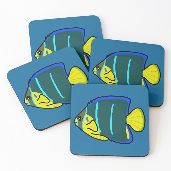 Item preview, Queen Angelfish designed and sold by Leapingdoe.