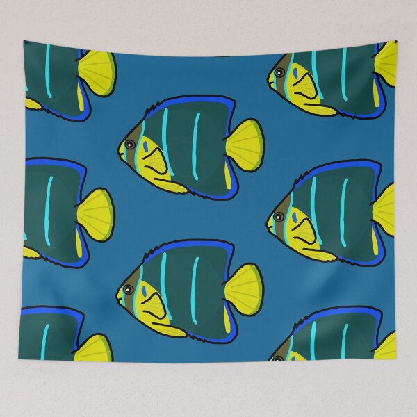 Item preview, Queen Angelfish designed and sold by Leapingdoe.