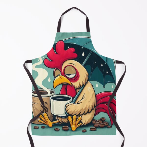 Item preview, Rainy Day Rooster: Coffee Needed designed and sold by Peter-Pan-S.