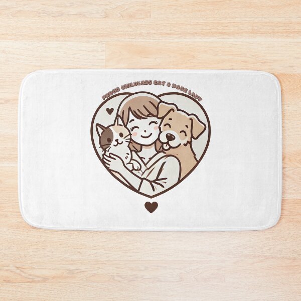 Item preview, Anime proud childless cats and dogs lady with heart designed and sold by NebulaLabs.