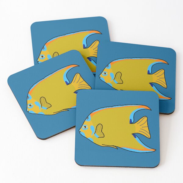 Item preview, Golden Queen Angelfish designed and sold by Leapingdoe.