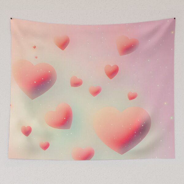 Item preview, Glimmering Love Pattern designed and sold by AI-Only Creations.