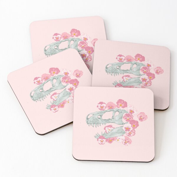 Item preview, Pink Pansies and a Terrifying T-Rex designed and sold by Benjamin Lou.