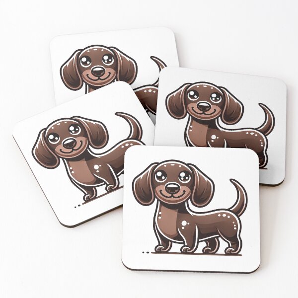 Item preview, Choco Pup: The Happy Dachshund designed and sold by petdoglovers.