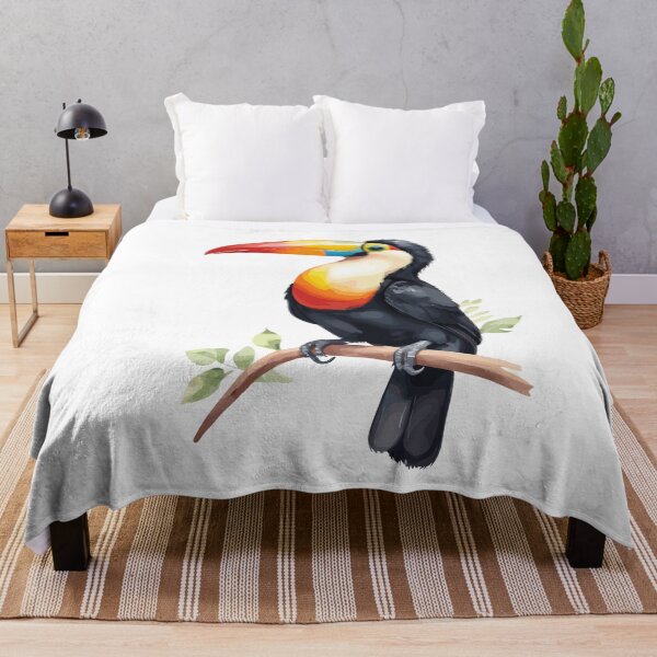 Artikelvorschau, Aquarell bunter Tukan entworfen und verkauft von MaateoDesign.