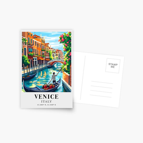 Item preview, Venice Travel Print designed and sold by NomadCanvas.