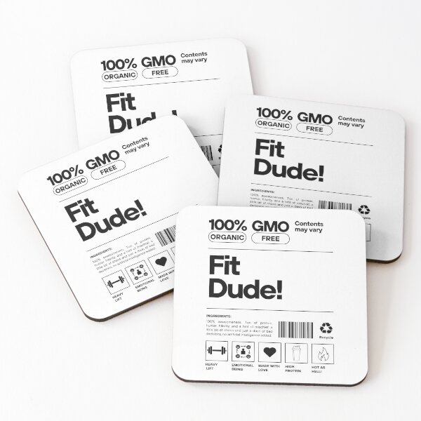 Item preview, Funny Gym Quotes Fit Dude! designed and sold by FreeStyleTrend.