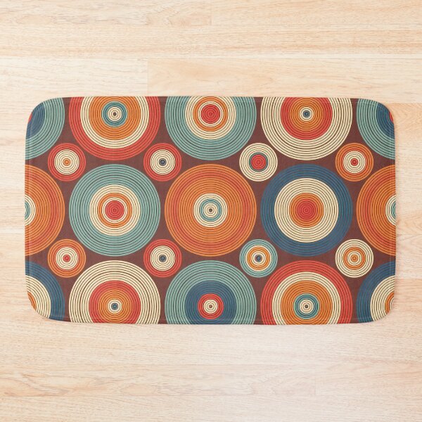 Item preview, A design of A seamless pattern of concentric circles in various colors. designed and sold by HEMRO.