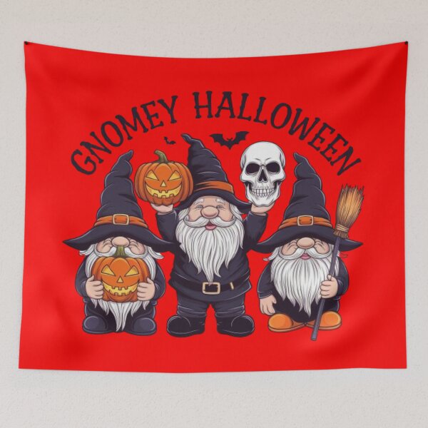 Item preview, three garden gnomes wearing witches hats designed and sold by 123ks.
