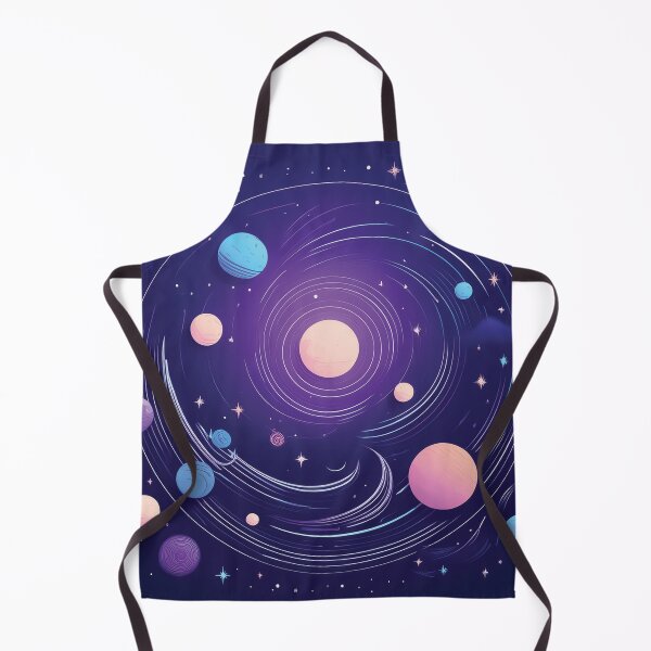 Item preview, A design of a mystical space background with swirling nebulae, glowing stars, and shadowy planets. designed and sold by HEMRO.