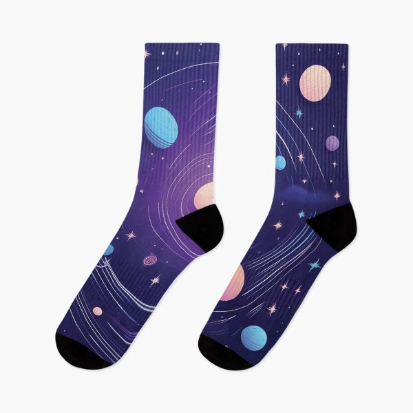 Item preview, A design of a mystical space background with swirling nebulae, glowing stars, and shadowy planets. designed and sold by HEMRO.
