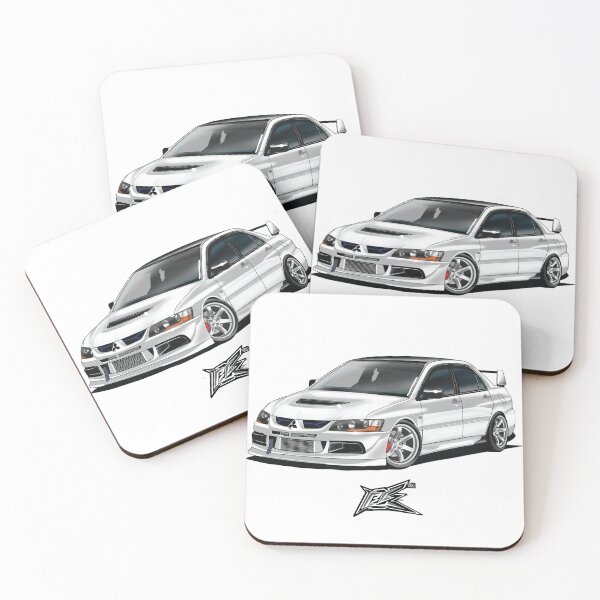 Item preview, mitsubishi evo9 white  designed and sold by NaquashM.