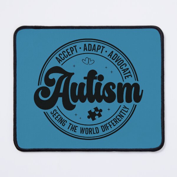 Item preview, Autism Accept Adapt Advocate - Black designed and sold by TammySwarek.