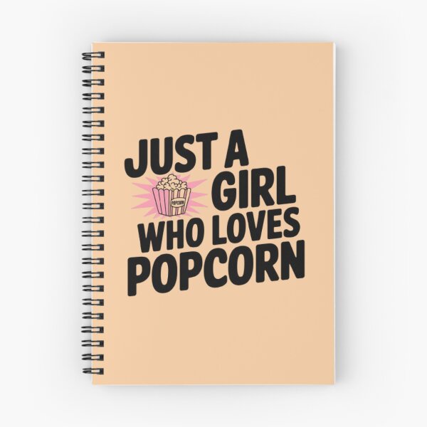 Item preview, JUST A GIRL WHO LOVES POPCORN designed and sold by 123ks.