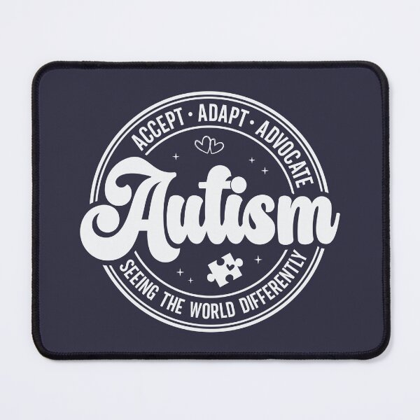 Item preview, Autism Accept Adapt Advocate - White designed and sold by TammySwarek.