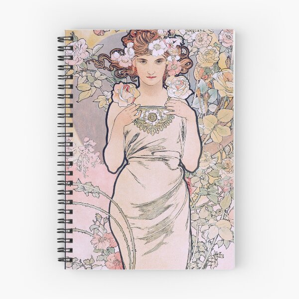 Item preview, Alphonse Mucha - The Flowers: Rose 1898 designed and sold by maniacfitness.