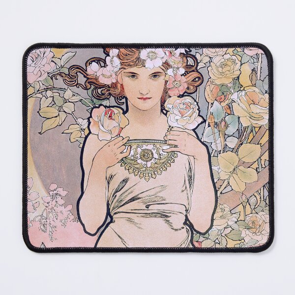 Item preview, Alphonse Mucha - The Flowers: Rose 1898 designed and sold by maniacfitness.