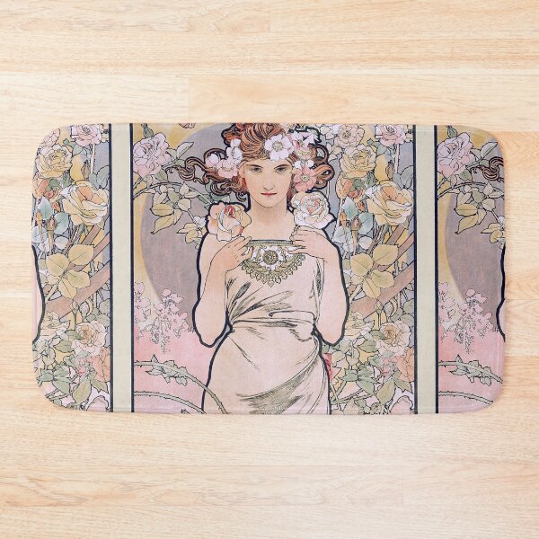 Item preview, Alphonse Mucha - The Flowers: Rose 1898 designed and sold by maniacfitness.