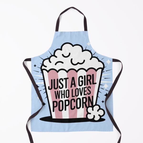 Item preview, JUST A GIRL WHO LOVES POPCORN designed and sold by 123ks.
