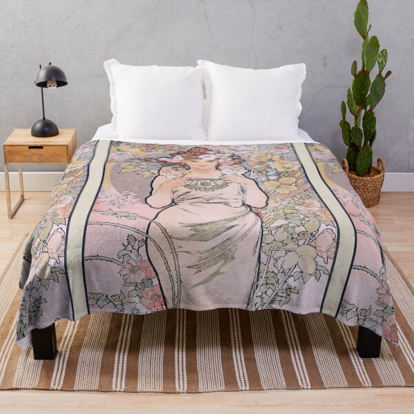 Item preview, Alphonse Mucha - The Flowers: Rose 1898 designed and sold by maniacfitness.